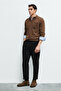 Olıver Men's Sweater Light Brown - 5