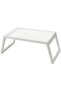 Laptop Table Made of Plastic Suitable for Office, Bed, Breakfast Serving Tray, Foldable and Suitable for Readers - 2