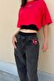 Black Spider Man Embroidered Y2K Unisex Baggy Pants - 2