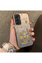 Samsung Galaxy A34 Compatible Hard Acrylic Back Silicone Edge Lens Protection Case Cartoon - 2