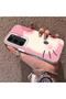 Samsung Galaxy S23 Compatible Hard Acrylic Back Silicone Edge Lens Protection Kitty Case - 3