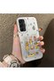 Samsung Galaxy A25 Compatible Hard Acrylic Back Silicone Edge Lens Protection Case Cartoon - 2
