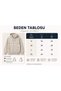 Women's Oversize 3 Thread Threaded Hooded Sweatshirt Hoodie - 5