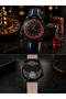 Jacoob Casino Roulette Rotating Leather Wristwatch (with Special Box) - 2