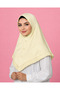 Ladies Maroon Button Front Hijab with Ruffle Trim – Elegant Modest Headscarf for Women - 2