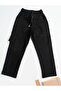 Boys' and Girls' School Pants Trackpants 1 Piece with Cargo Pockets Compact Fabric Full Lycra - 4
