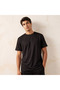 MEN COTTON TEE WITH TONAL TAPE