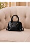 Women's Special Design Black Baguette Bag