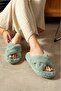 Women's Furry Fluffy Plush House Slippers - 2