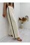 Natural Side Stripe Detail Trousers - 3086