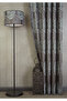 Abstract Leaf Background Curtain Multi-Color 1-2 Sparse Pleats