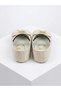 Rose Et Chocolat Girls' Ballerina Shoes with Elastic Bow and Light Sole Ballerina White Cream/Black - 4