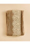Women Beige Embroidered Scarf - 4
