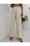 Natural Side Stripe Detail Trousers - 3086 - 3