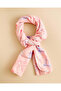 Girls Pink Butterfly Printed Scarf - 2