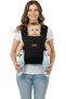 ZAVII 2-in-1 Baby Carrier, Ergonomic Newborn to Toddler Carrier with Head Support, Detachable Hood, Soft Bib, Adjustable Lightweight Design, 3–12kg (7–26lbs)