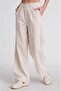 Stone Color Palazzo Trousers - 50564 - 3