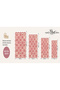 Aura Pink Squares Patterned Woven Base Decorative Carpet Aura4081 - 7