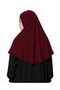Ladies Ruffle Trim Hijab – Elegant Modest Headscarf for Women - 3