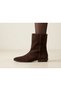 Genuine Leather Suede Boots Women's Shoes