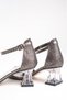 Girls' Evening Dress Shoes Special Occasion Double Butterfly Ankle Buckle Stoned Double Band Transparent Heels - 6