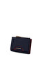 Navy Blue-Claret Red Women's Portfolio Bag Usc26762 - 2