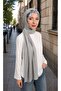 Crocodile Knot Combed Cotton Shawl - Sport Gray - 2