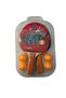 2-Piece Table Tennis Racket Set + 4 Ping Pong Balls Wooden Handle Table Tennis Set - 2