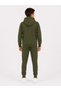 Unisex Children's Cotton Hooded Tracksuit Set 26109 - Khaki - 4