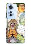 Oppo Reno 11F 5g Compatible Vintage Winnie Pooh Collage Pattern Transparent Phone Case