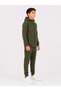 Unisex Children's Cotton Hooded Tracksuit Set 26109 - Khaki - 2