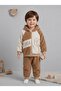 2-5 Years Original Lamb Koala Embroidered Zippered Cardigan Double Set - 2
