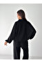 Women's Modal Fabric Snap Fastener Drawstring Oversize Two-Piece Set - 8