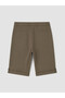 Nevavm Regular Fit Linen Blend Shorts with a Difference - 6
