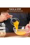Maxjoy Danish Dough Whisk Hook Stainless Steel Dutch Style Dough Maker Tool, Dough Whisk - 5