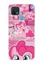 Oppo A15 / A15S Compatible Pink Pony Patterned Transparent Phone Case