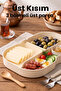 Bentora 6 Compartment Portable Food Container Lunch Box Diet Nutrition Box Storage Container Lunch Box - 4