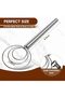 Maxjoy Danish Dough Whisk Hook Stainless Steel Dutch Style Dough Maker Tool, Dough Whisk - 3