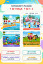 30 Pieces Montessori Educational Wooden Puzzles Set of 4 - Motor Skills Developmental Kids Puzzle (Set-3) - 2