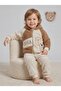 2-5 Years Original Lamb Koala Embroidered Zippered Cardigan Double Set - 2