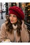 Women's Knitwear Painter Beanie, Winter Knitted Soft Warm Stylish Beanie, Casual French Beanie - 4