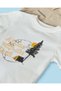 Infant Boys Beige Shirt And T-Shirt Set - 3