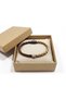 Carvesso Two-Color Braided Leather Men's Bracelet – Steel Detailed Magnetic Clasp - 3