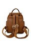 Viatox Vs 1449 Women's Synthetic Leather, Multi-Compartment, Zippered, Stylish and Convenient Backpack Taba - 5