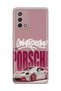 Oppo A74 Compatible Retro Car Pattern Transparent Phone Case