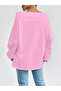 Women's Drawstring Adjustable Collar 100% Cotton Sweatshirt - 2