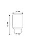 Adaptor dulie Entac GU10 -> E27 - 2