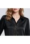 Fabric Patterned Blouse with Necklace Detail - 4