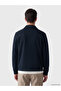 Rmz Gi̇yi̇m Farkiyla Devrik Roba Yaka Men's Zippered Sweatshirt - 4