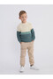 Esvab • Modern & Distinctive Zero Roba Collar Boys' Knitwear Sweater - 2